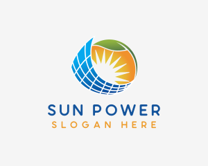 Solar - Ecology Solar Panel logo design