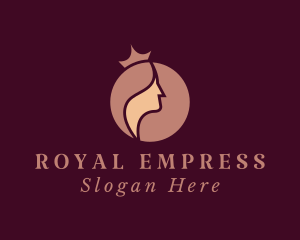 Royal Queen Crown  logo design