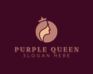 Royal Queen Crown  logo design