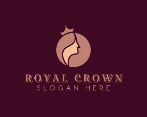 Royal Queen Crown  logo design