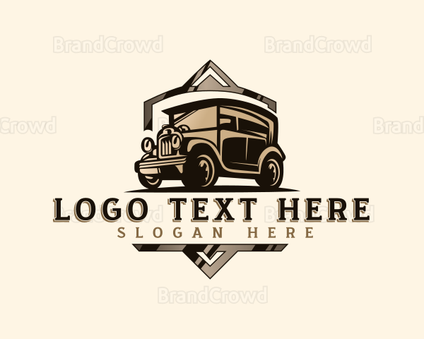 Retro Car Detailing Logo