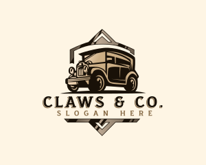 Retro Car Detailing logo design