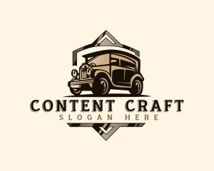 Retro Car Detailing logo design