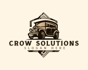 Retro Car Detailing logo design