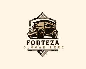 Retro Car Detailing logo design