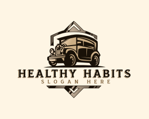 Retro Car Detailing logo design