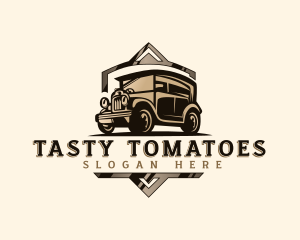 Retro Car Detailing logo design