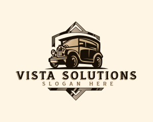 Retro Car Detailing logo design