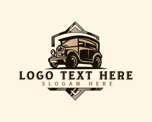 Car - Retro Car Detailing logo design
