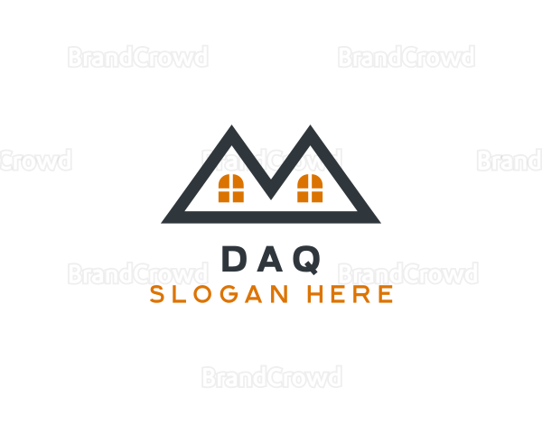 Roof Residence Repair Logo