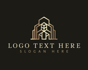 Abstract - Architecture Structural Building logo design