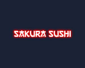 Japanese - Neon Japanese Ninja logo design