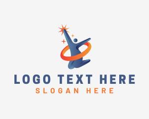 Leader - Human Achievement Success logo design