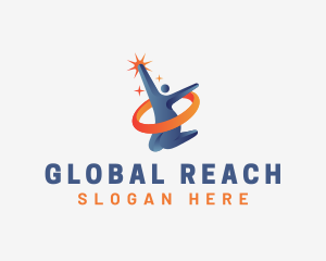 Reach - Human Achievement Success logo design