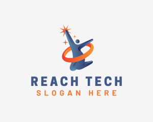 Reach - Human Achievement Success logo design