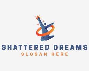 Human Achievement Success logo design