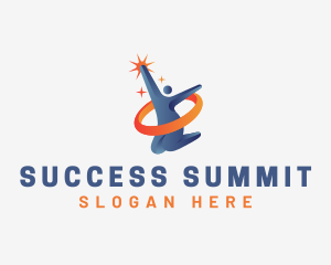 Human Achievement Success logo design