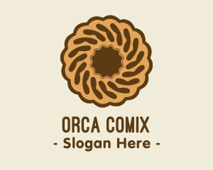 Doughnut - Chocolate Cookie Bakery logo design