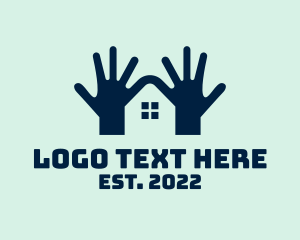 House - Housing Hands Foundation logo design