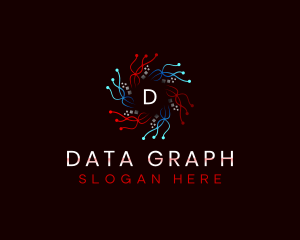 Data Pixel Technology logo design