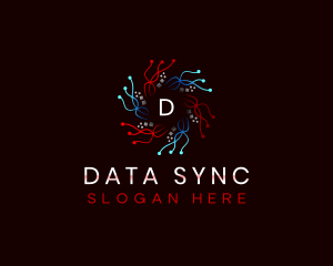 Data Pixel Technology logo design