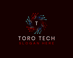 Data Pixel Technology logo design