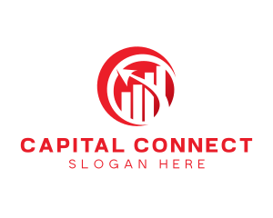 Modern Investment Graph logo design