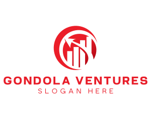 Modern Investment Graph logo design