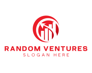 Modern Investment Graph logo design