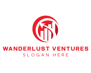 Modern Investment Graph logo design