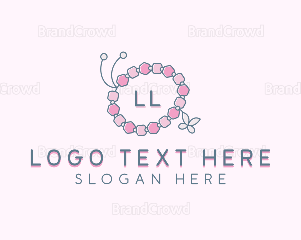 Beaded Bracelet Accessory Logo