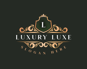 Crown Crest Luxury logo design