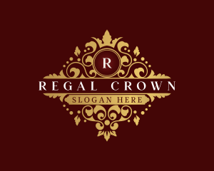 Crown Decorative Royalty logo design