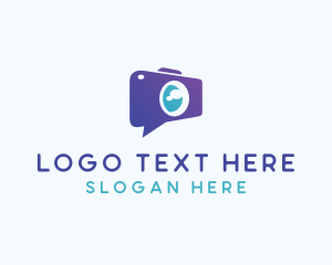 Communication - Video Chat App logo design