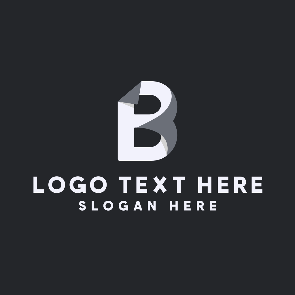 Folded Document Letter B Logo | BrandCrowd Logo Maker