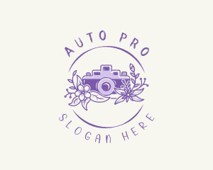 Wedding Photography Camera Logo