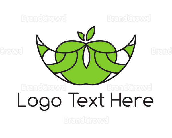 Abstract Apple Boat Logo