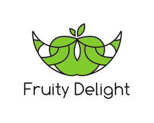 Fruity - Abstract Apple Boat logo design