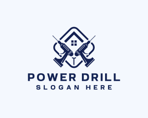 Drill Builder Carpentry logo design