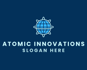 Atomic - Global Nuclear Energy logo design