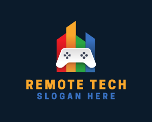 Remote - Rainbow Console Controller logo design