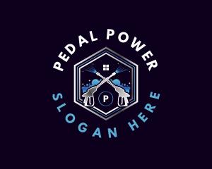 Cleaning Power Wash logo design