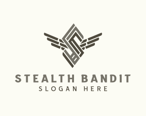 Industrial Wings Letter S  logo design