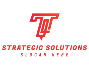 Modern Logistics Letter T Logo