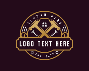 Tradesman - Builder Hammer Remodeling logo design