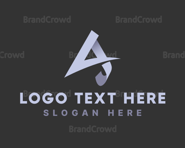 Multimedia Advertising Agency Letter A Logo
