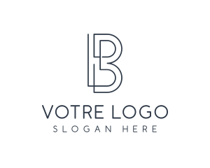 Professional Brand Letter B Logo