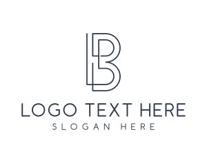 Professional Brand Letter B Logo