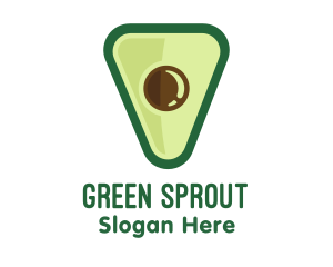 Seed - Avocado Food Triangle logo design