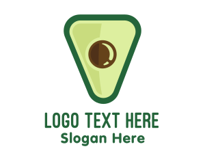 Avocado Food Triangle Logo